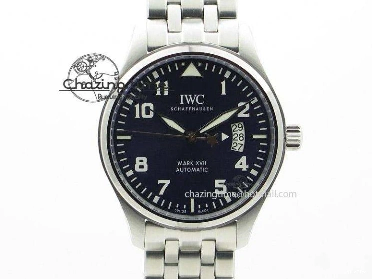 MIROTIME 0520 Classic Aquatimer Chrono IW376803 V6F 1:1 Best Edition Black Dial On SS Bracelet A 7361